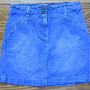 Vintage Blue Denim Playboy Skirt Size 5